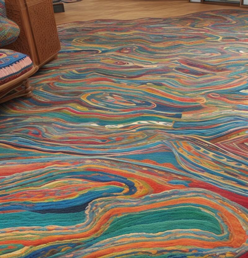 des couleurs des tapis